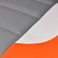 Oranžová moderná kancelárska stolička z umelej kože