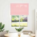vidaXL Plisovaná roleta ružová 85x150 cm šírka látky 84,4 cm polyester