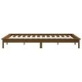 vidaXL Posteľný rám medovo-hnedý 140x190 cm borovicový masív