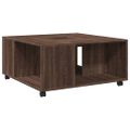vidaXL Konferenčný stolík hnedý dub 80x80x40 cm kompozitné drevo