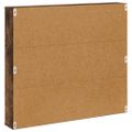 vidaXL Regál na časopisy s poličkou 2 ks Dymová dub 80 x 12 x 70 cm