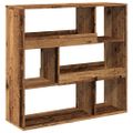 vidaXL Deliaca stena staré drevo 100x33x94,5 cm kompozitné drevo
