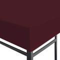 vidaXL Strieška na altánok bordová 3x3 m 310 g/m²