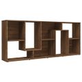 vidaXL Knižnica hnedý dub 67x24x161 cm spracované drevo