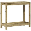 vidaXL Stôl na presádzanie s policou 82,5x35x75 cm impreg. borovica