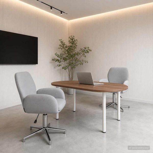 vidaXL Otáčacie stoličky k stolu 2 ks 54 x 58 x 90 cm Svetlosivá Látka