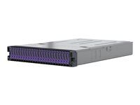 Police - 24 zásuvky (PCIe (NVMe)) - SSD 3.84 TB x 12 - k upevnění na regál - 2U