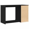 vidaXL Stôl Čierny dub 50 x 115 x 75 cm Kompozitné drevo