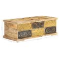 vidaXL Konferenčný stolík 100x50x35 cm masívne mangovníkové drevo