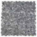 vidaXL Kamenné dlaždice Sivá 30 x 30 cm Riečny štrk
