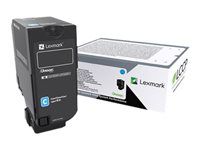 Vysoká výtěžnost - azurová - originální - kazeta s barvivem LCCP, LRP - pro Lexmark CX725de, CX725dhe, CX725dthe