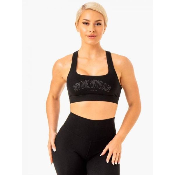 Športová podprsenka Knockout Racer Back Čierna - Ryderwear, veľkosť M