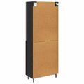 vidaXL Highboard 2 ks Čierny dub 69,5 x 34 x 180 cm Kompozitné drevo
