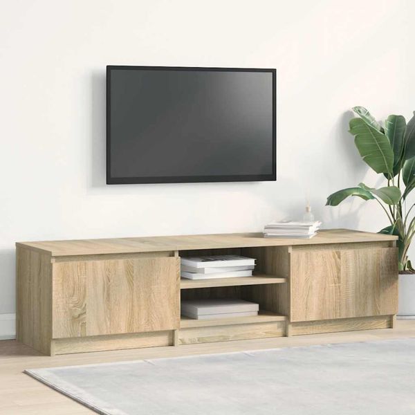 vidaXL TV skrinka, dub sonoma 140x40x35,5 cm, kompozitné drevo