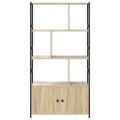 vidaXL Regál na knihy 80 x 30 x 155,5 cm Kompozitné drevo Sonoma dub