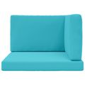 vidaXL Vankúš na vonkajšiu pohovku Polyester Tyrkysová 80 x 80 cm