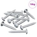 vidaXL Drevená skrutka 8182 ks Strieborná M4 x 28 mm Železo