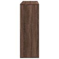 vidaXL Knižnica/deliaca stena hnedý dub 100x33x94,5 cm