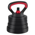vidaXL 4-v-1 činkový set 30kg Čierna a červená Cement a železní piesok