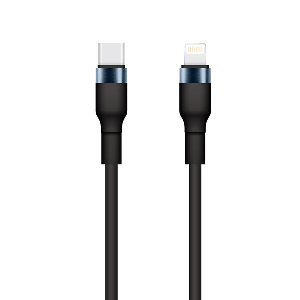 SETTY kábel USB-C - Lightning 1m 3A KSC-L-131 čierna (GSM175876)