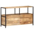 vidaXL Komoda 110x35x65 cm mangovníkový masív