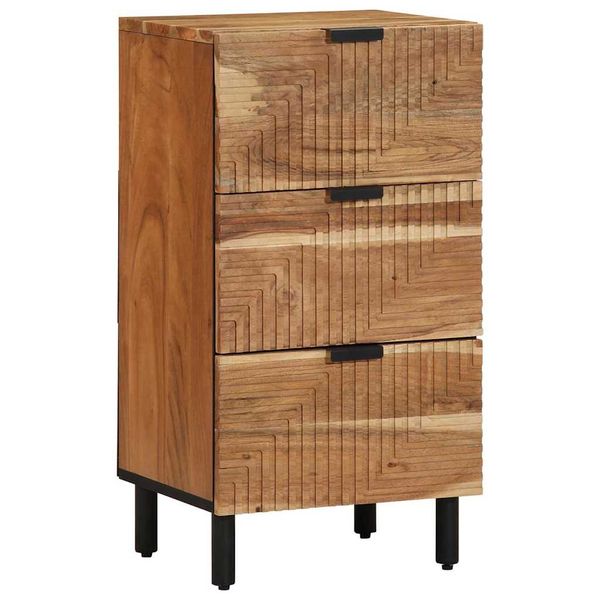 vidaXL Servírovacia skriňa Hnedá 40 x 33 x 75 cm Masívne mango drevo