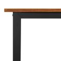 vidaXL Záhradný stôl s nohami v tvare U 140x80x75 cm akáciový masív