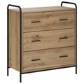 vidaXL Servírovacia skriňa Dub artisan 97 x 33 x 81 cm