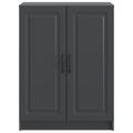 vidaXL Servírovacia skriňa Čierna 66 x 34,5 x 87 cm Kompozitné drevo