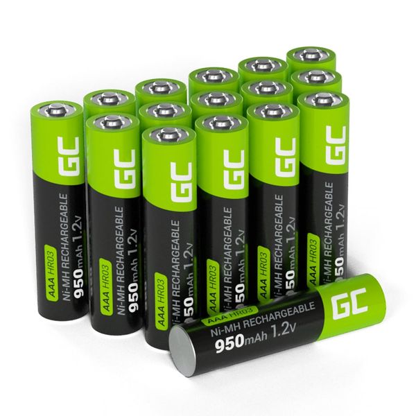 GR12 Green Cell dobíjacie batérie 4x AAA HR03 950mAh 1,2V