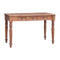 vidaXL Stôl s zásuvkami 117x57x75 cm masívne mahagónové drevo