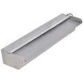 Obdĺžniková bazénová fontána/vodopád s LED, nehrdzavejúca oceľ 45 cm