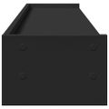 vidaXL Stojan na monitor čierny 100x24x16 cm kompozitné drevo