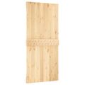 vidaXL Posuvné dvere Prírodná a čierna 95 x 210 cm