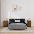 vidaXL Nočné stolíky 2 ks medovohnedé 40x35x61,5 cm borovicový masív