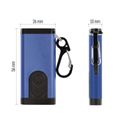 Nabíjacia mini LED baterka - prívesok na kľúče, 100 lm, 12 ks, display box
