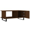 vidaXL Konferenčný stolík hnedý dub 90x50x40 cm kompozitné drevo
