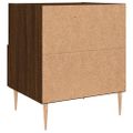 vidaXL Nočný stolík hnedý dub 40x35x47,5 cm kompozitné drevo