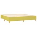 vidaXL Boxspring posteľ s matracom zelená 200x200 cm látka