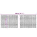 vidaXL Záhradný plot 400x100 cm trstina
