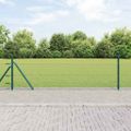 vidaXL Hexagonálne oplotenie s betónovým podstavcom 10 x 0,4 m Zelená