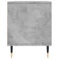 vidaXL TV skrinka betónová sivá 100x34,5x44,5 cm spracované drevo