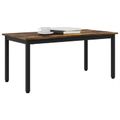 vidaXL Konferenčný stolík Dymová dub 100 x 50 x 45 cm Kompozitné drevo