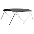 vidaXL Strieška Bimini so 4 oblúkmi antracitová 243x(230-244)x137 cm