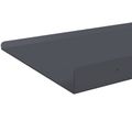 vidaXL Závesná polica 2 ks Antracit 80 x 18 x 2,5 cm Oceľ