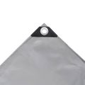 vidaXL Celta 650 g/m², 3x3 m, sivá