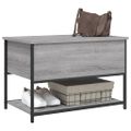 vidaXL Úložná lavička sivá sonoma 70x42,5x47 cm kompozitné drevo