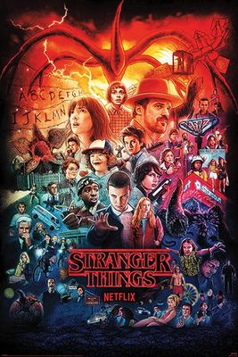 Plagát Stranger Things - Seasons Montage