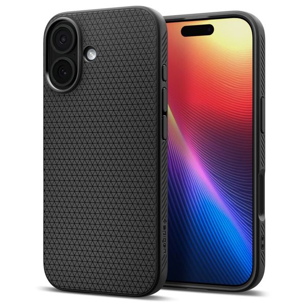 Puzdro Spigen Liquid Air pre iPhone 17 Matná čierna