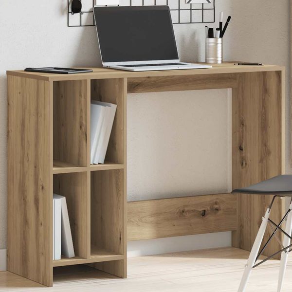 vidaXL Stôl dub artisan 102,5x35x75 kompozitné drevo